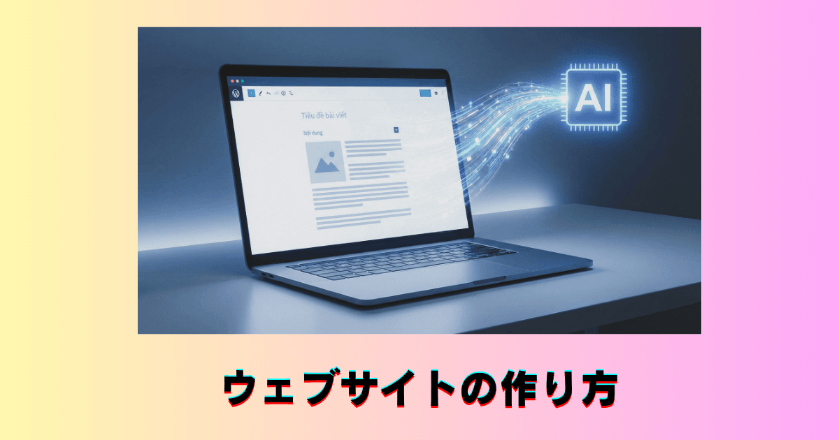 Cover Image for ウェブサイトの作り方|初心者から法人まで選べる3つの制作方法と手順