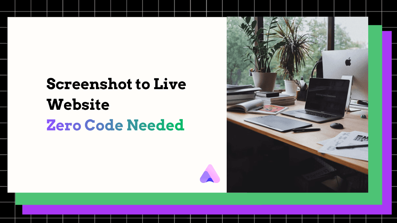Is There a Website Builder That Takes a Design Screenshot and Generates a Working Site From It Without Writing Code?