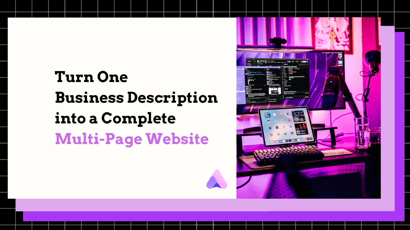 Cover Image for Which AI Tool Can Generate a Complete Multi-Page Website From a Business Description?
