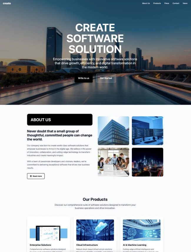 AI Webサイト作成