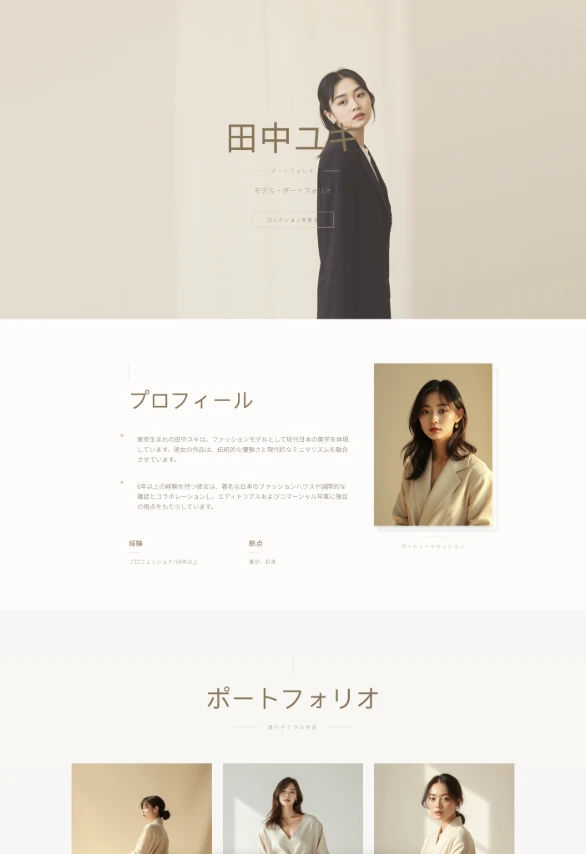 ポートフォリオサイト作成ツール