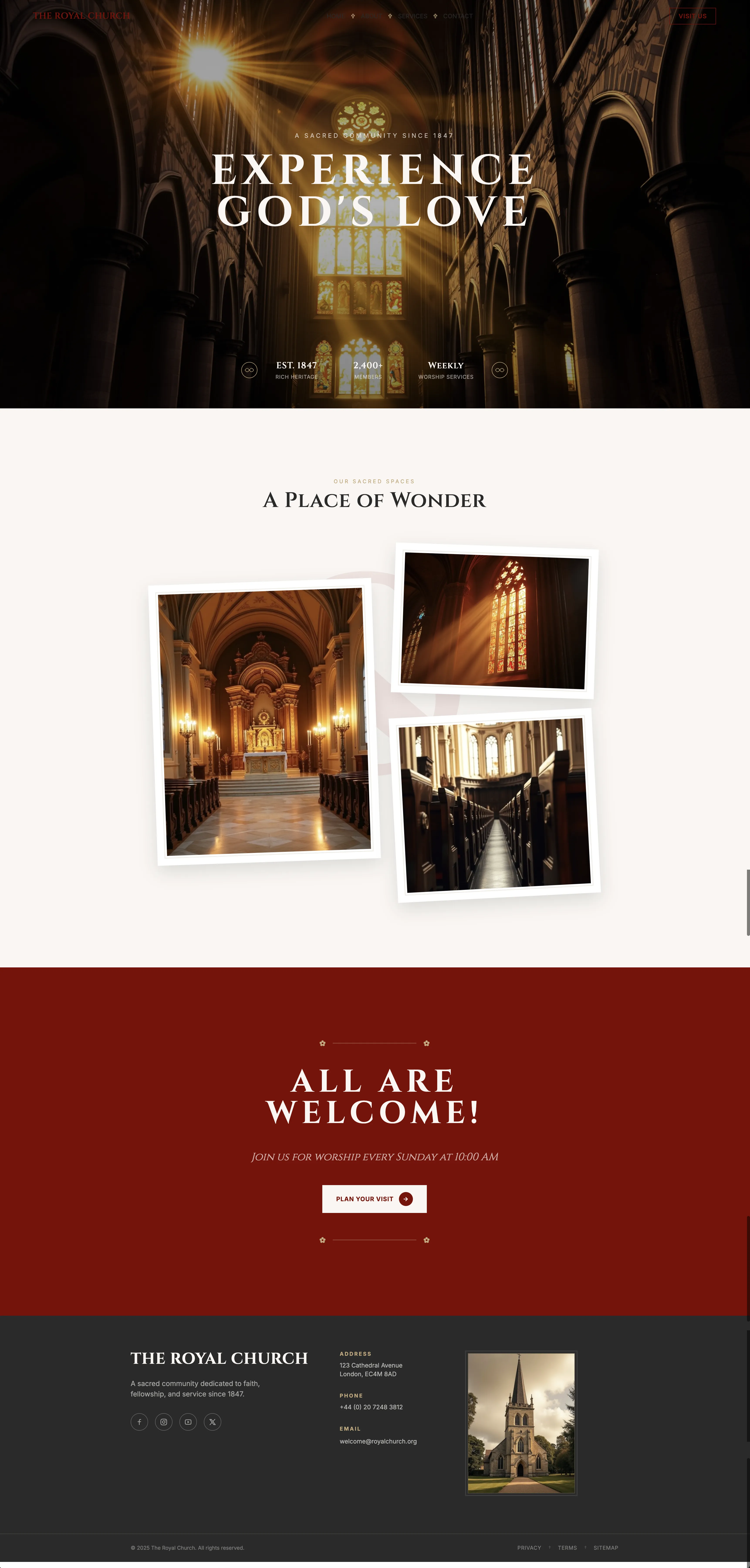 AI Church Website Builder