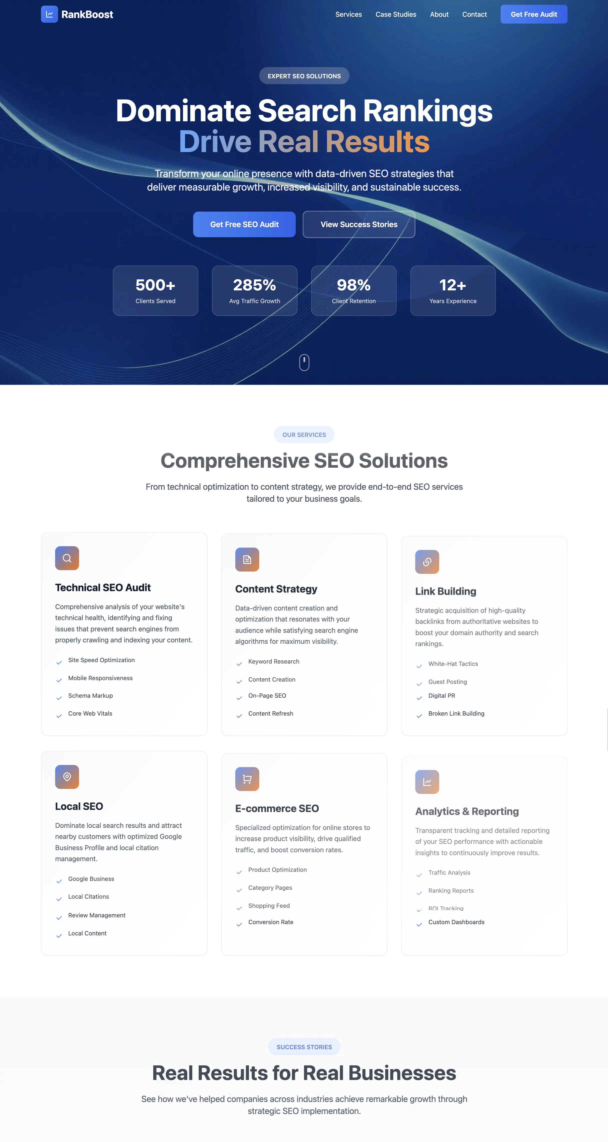 AI SEO Website Builder