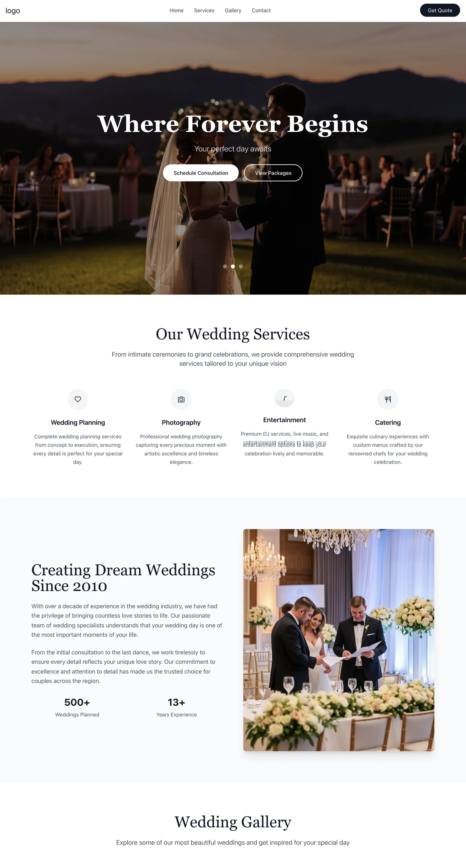 AI Wedding Website Builder