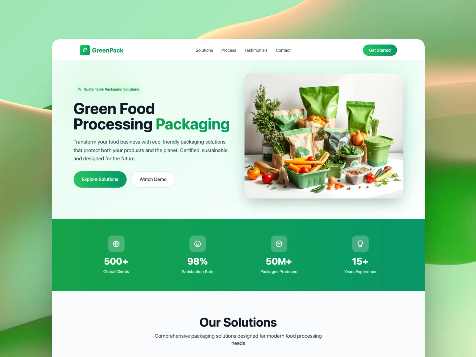 Green Food Processing