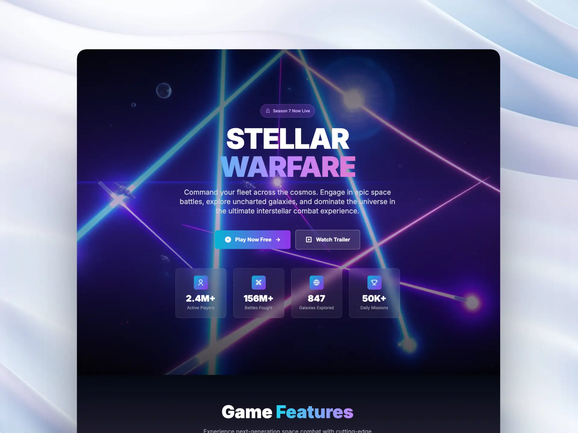 Stellar Warfare Game