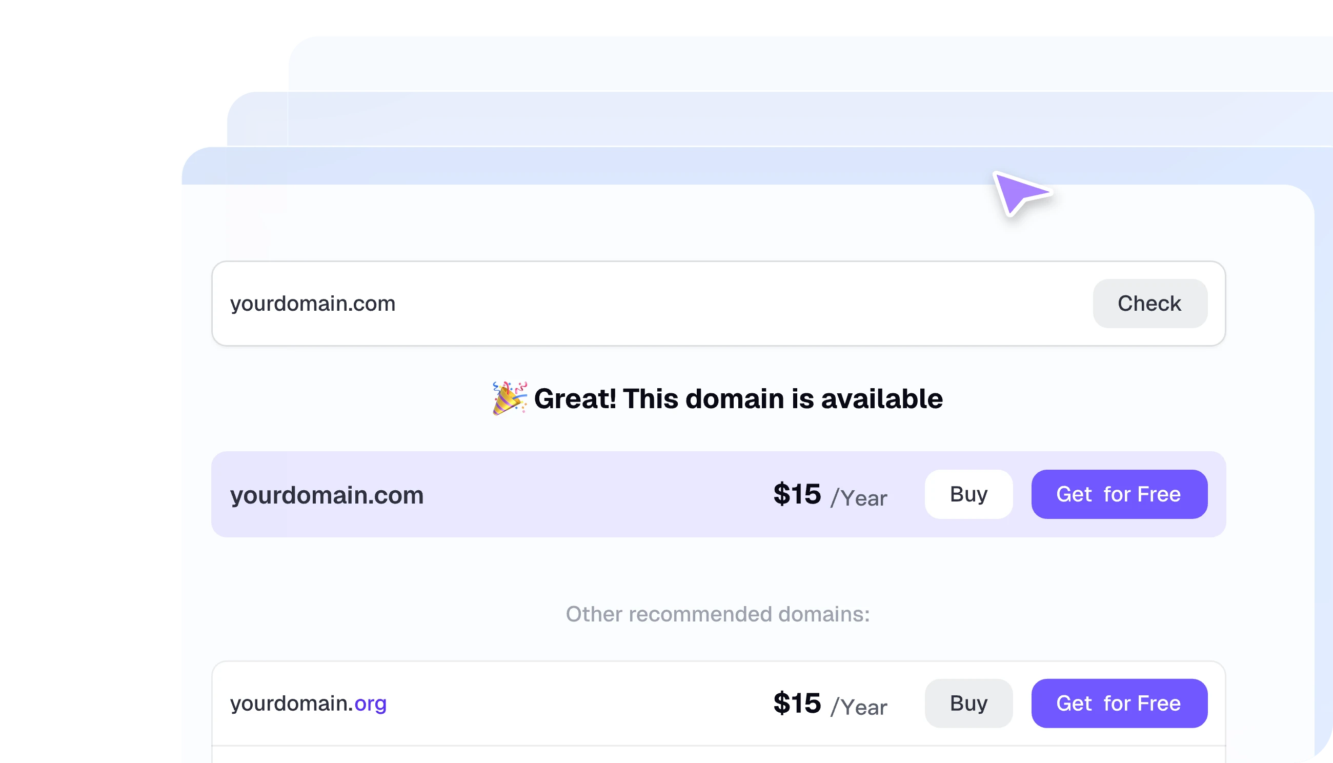 Buy or Connect Your Domain Directly in Readdy