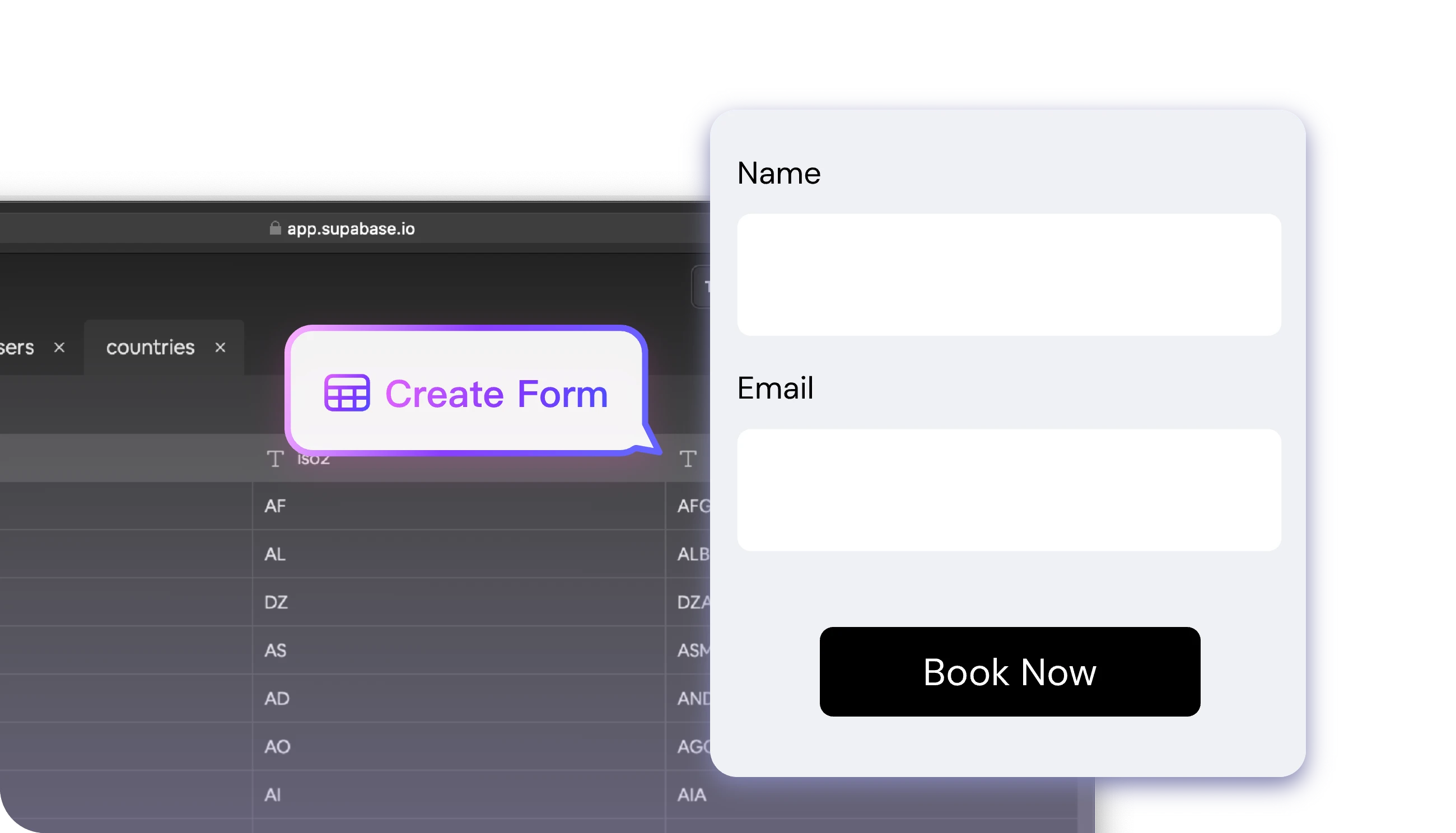 Form Data Stored Securely with Supabase