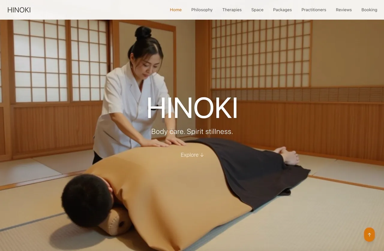 Japanese Spa Website