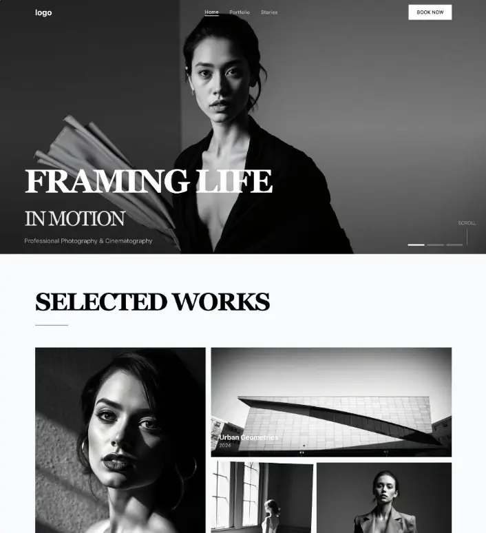 AI Photography Website Builder